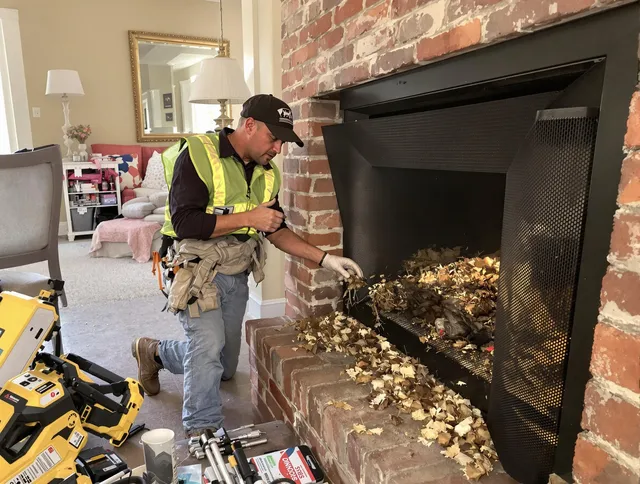 Safe screening installation by Brunswick Chimney Sweep in Brunswick, OH