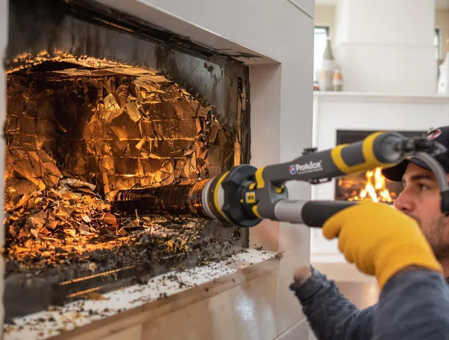 Professional chimney cleaning by Brunswick Chimney Sweep in Brunswick, OH